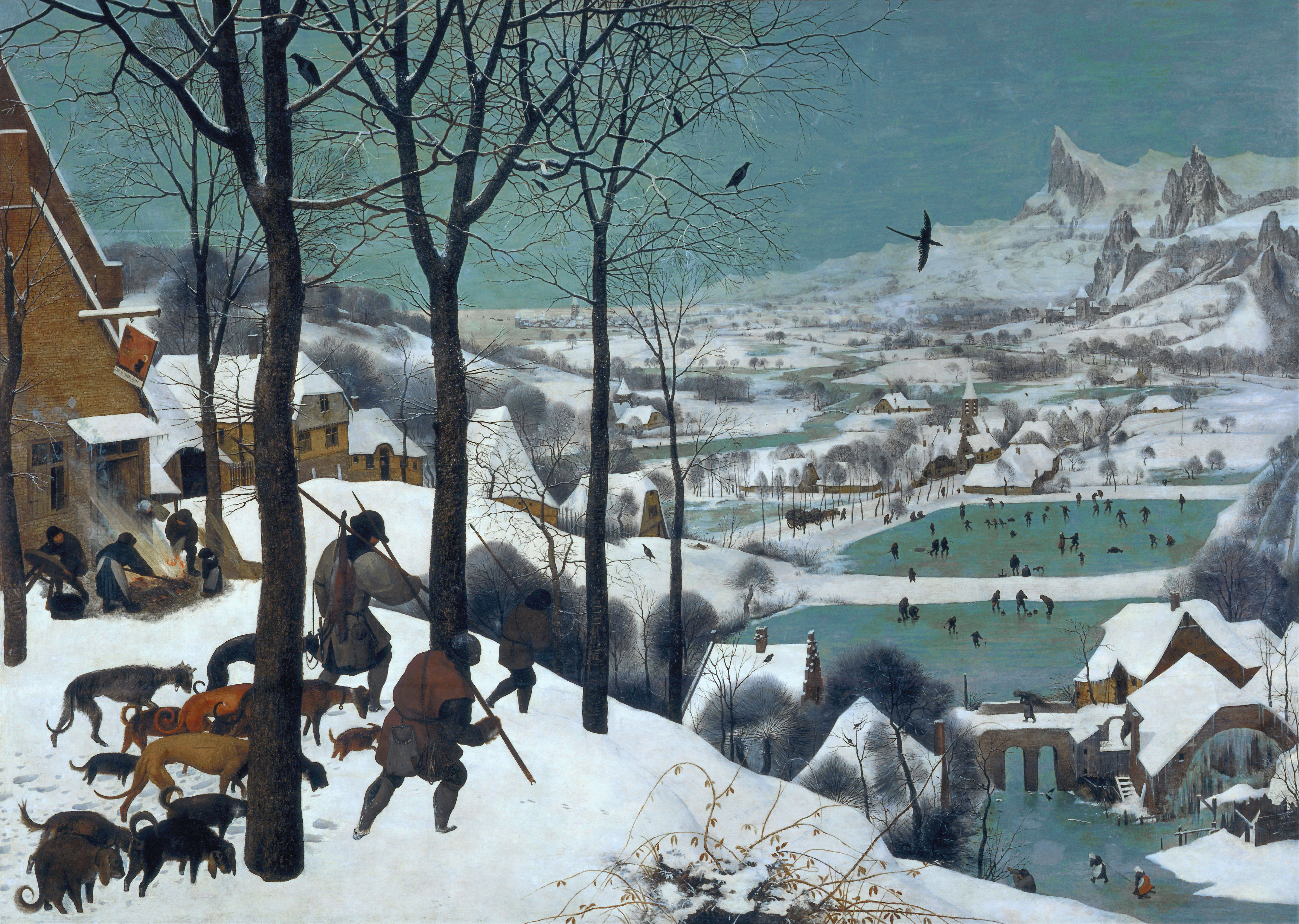 Hunters in the Snow by Pieter Bruegel the Elder